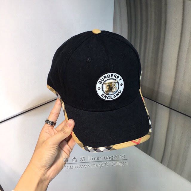 Burberry新品男士帽子 巴寶莉刺繡2021早春棒球帽鴨舌帽  mm1261